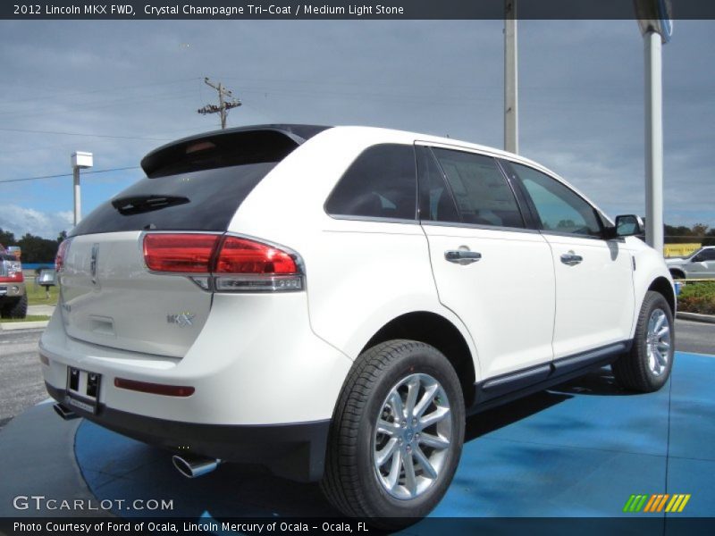 Crystal Champagne Tri-Coat / Medium Light Stone 2012 Lincoln MKX FWD