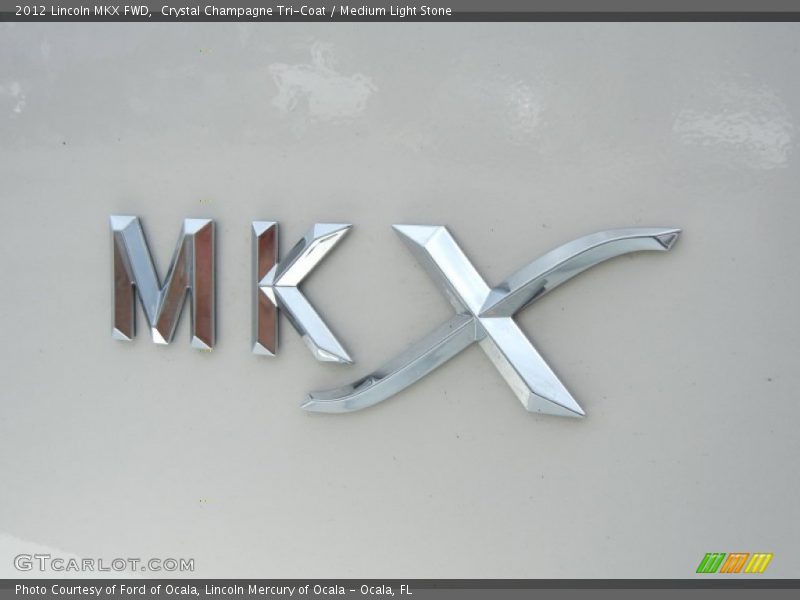 Crystal Champagne Tri-Coat / Medium Light Stone 2012 Lincoln MKX FWD