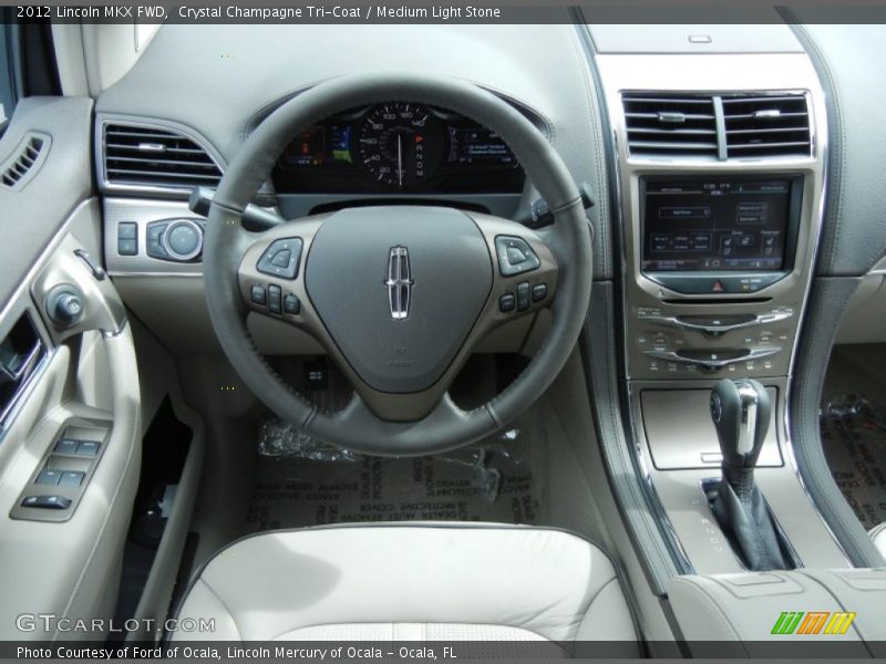 Dashboard of 2012 MKX FWD