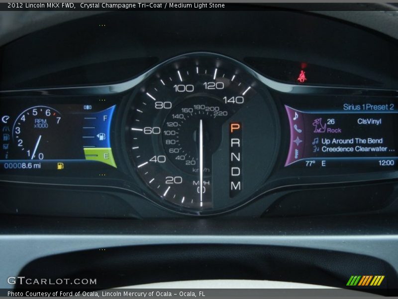 Crystal Champagne Tri-Coat / Medium Light Stone 2012 Lincoln MKX FWD