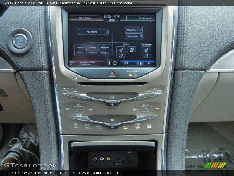 Crystal Champagne Tri-Coat / Medium Light Stone 2012 Lincoln MKX FWD