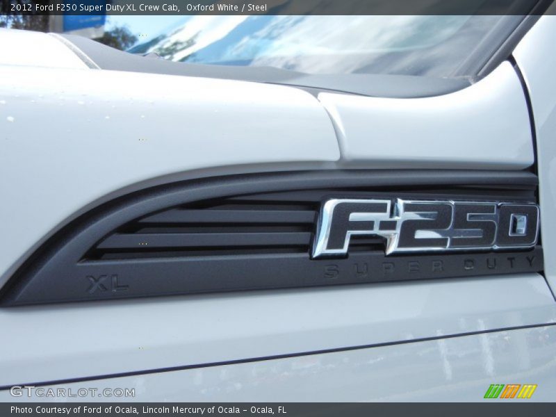 Oxford White / Steel 2012 Ford F250 Super Duty XL Crew Cab