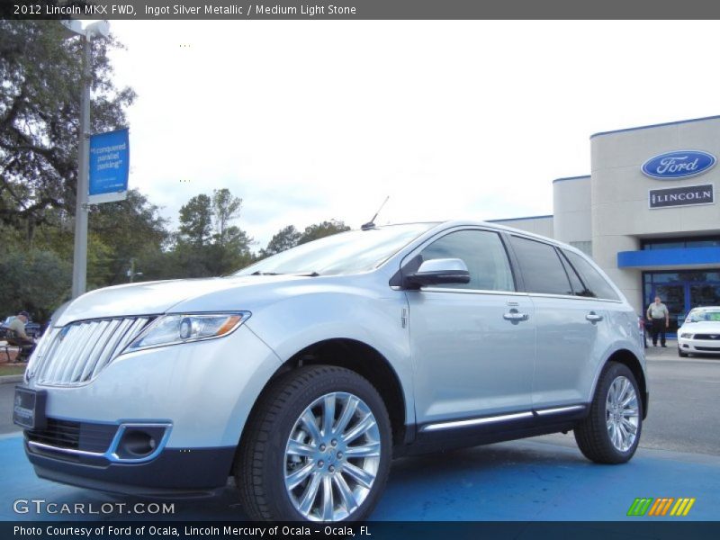 Ingot Silver Metallic / Medium Light Stone 2012 Lincoln MKX FWD