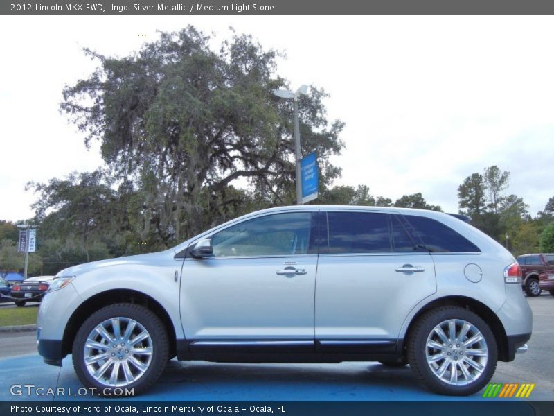 Ingot Silver Metallic / Medium Light Stone 2012 Lincoln MKX FWD
