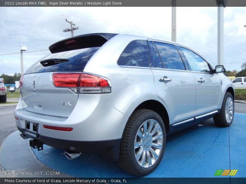Ingot Silver Metallic / Medium Light Stone 2012 Lincoln MKX FWD