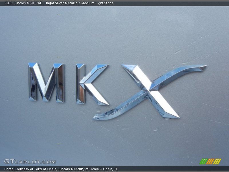Ingot Silver Metallic / Medium Light Stone 2012 Lincoln MKX FWD