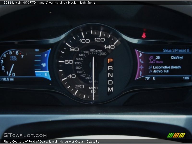 Ingot Silver Metallic / Medium Light Stone 2012 Lincoln MKX FWD