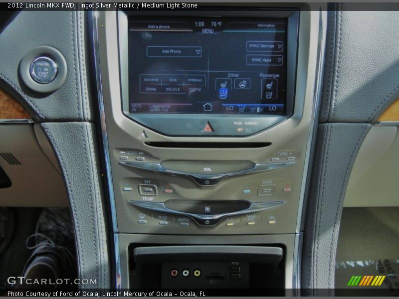 Ingot Silver Metallic / Medium Light Stone 2012 Lincoln MKX FWD