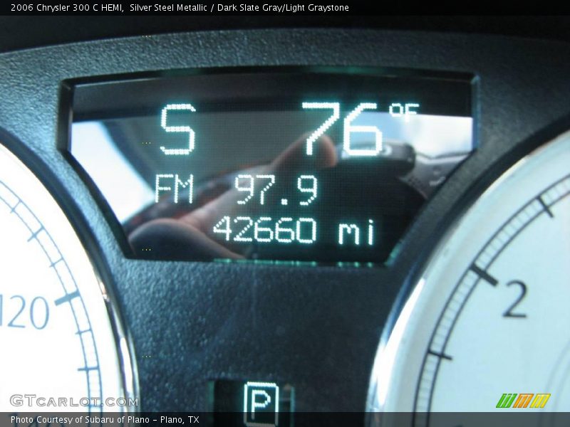 Silver Steel Metallic / Dark Slate Gray/Light Graystone 2006 Chrysler 300 C HEMI