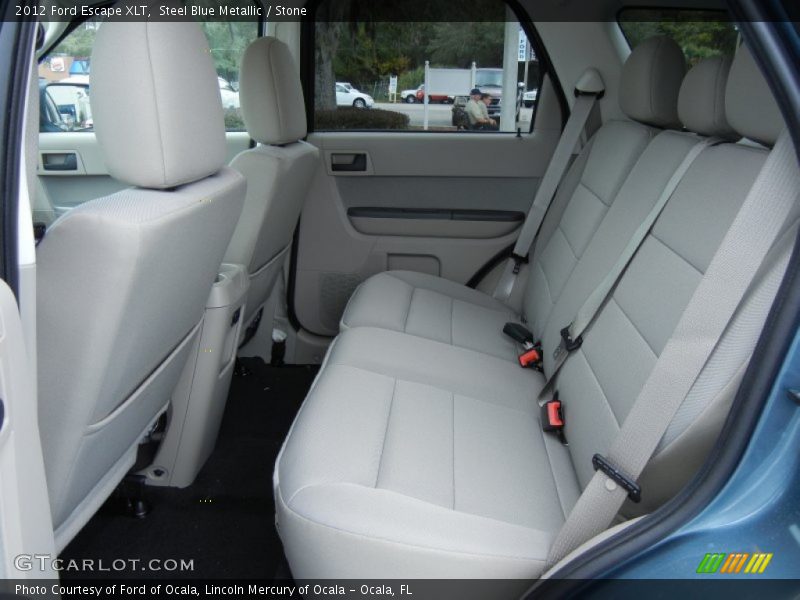 Steel Blue Metallic / Stone 2012 Ford Escape XLT