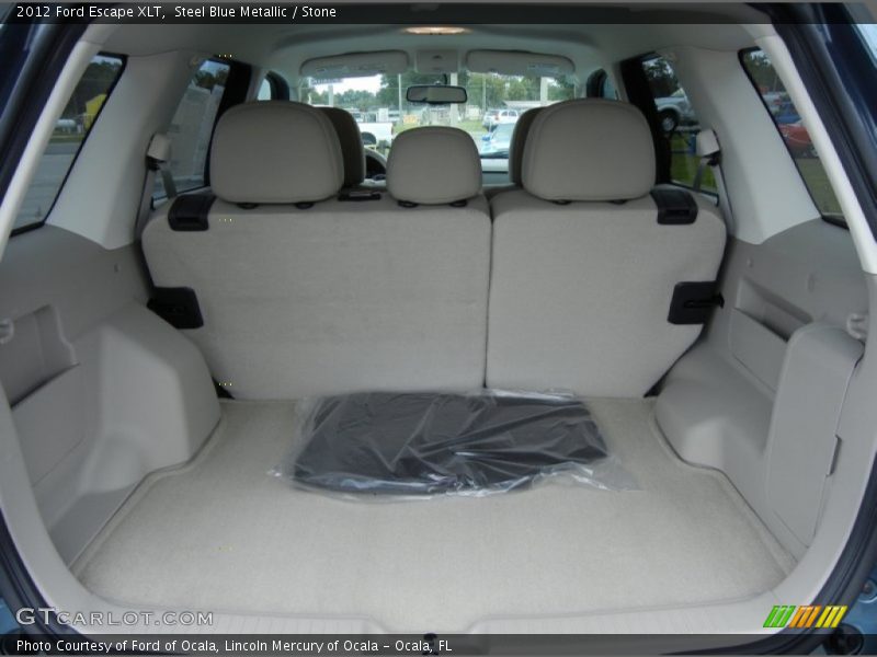 Steel Blue Metallic / Stone 2012 Ford Escape XLT