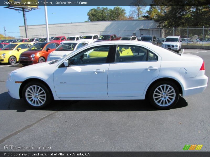 Oxford White / Camel 2007 Mercury Milan V6 Premier