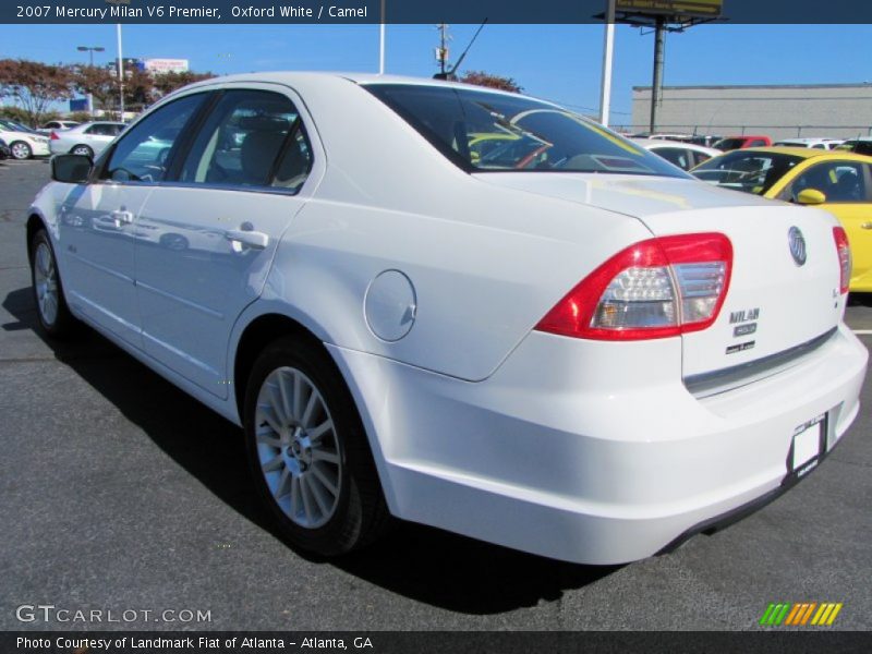 Oxford White / Camel 2007 Mercury Milan V6 Premier