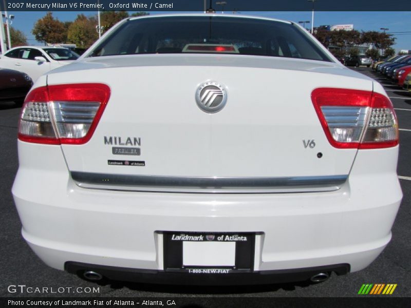 Oxford White / Camel 2007 Mercury Milan V6 Premier