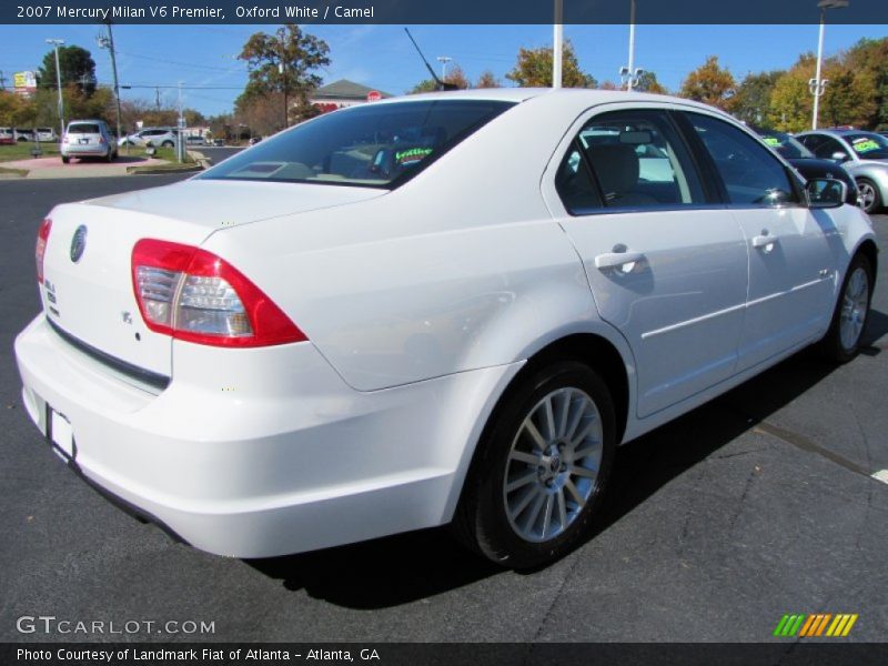 Oxford White / Camel 2007 Mercury Milan V6 Premier
