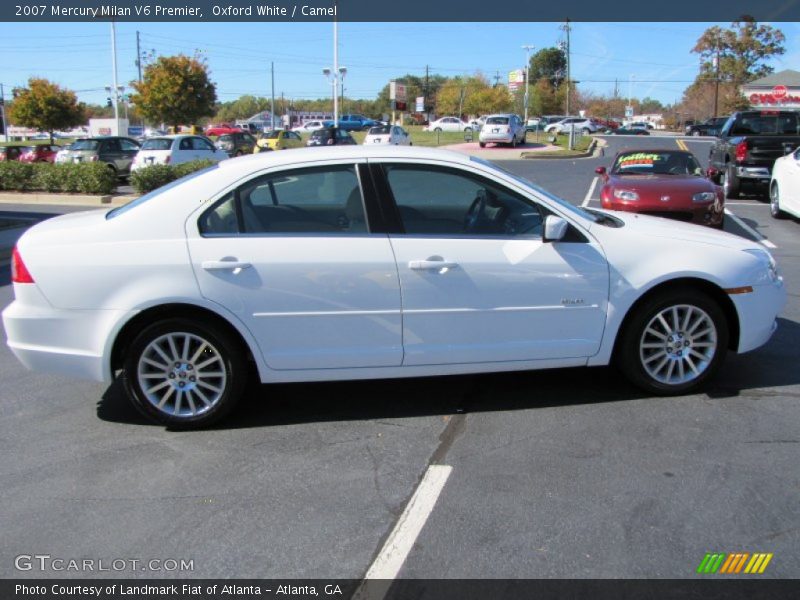 Oxford White / Camel 2007 Mercury Milan V6 Premier