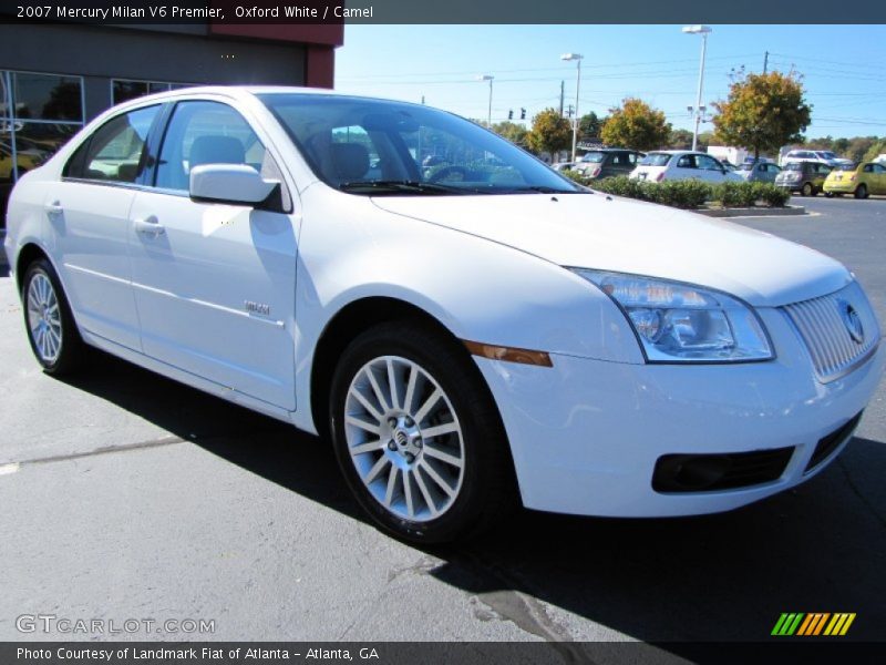 Oxford White / Camel 2007 Mercury Milan V6 Premier