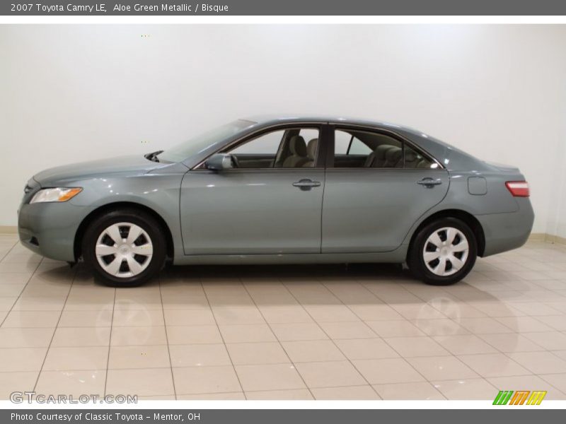 Aloe Green Metallic / Bisque 2007 Toyota Camry LE