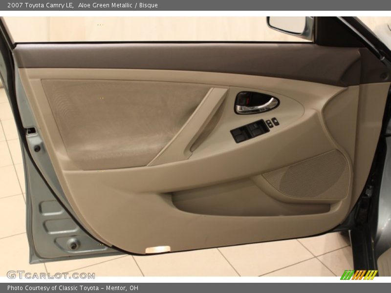Aloe Green Metallic / Bisque 2007 Toyota Camry LE