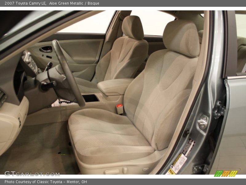 Aloe Green Metallic / Bisque 2007 Toyota Camry LE
