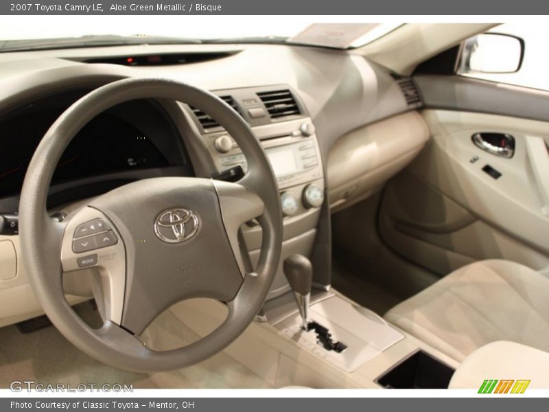 Aloe Green Metallic / Bisque 2007 Toyota Camry LE