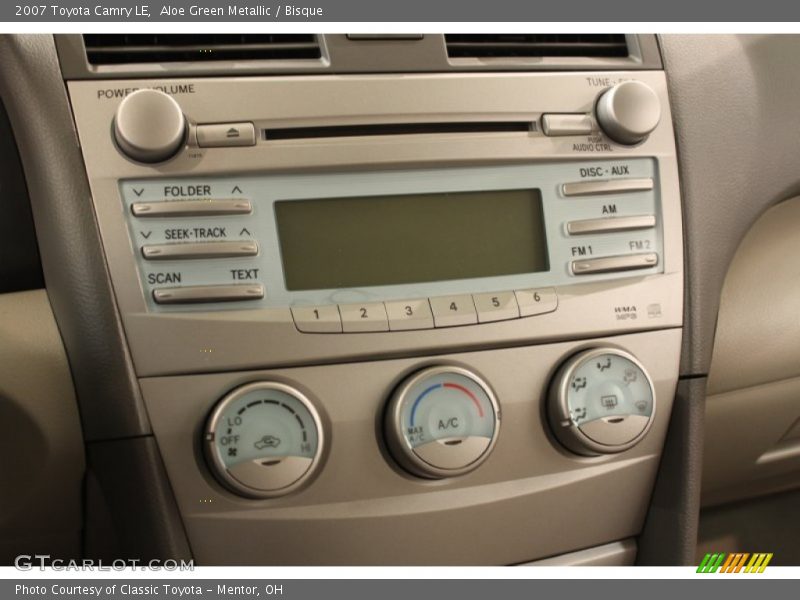 Aloe Green Metallic / Bisque 2007 Toyota Camry LE