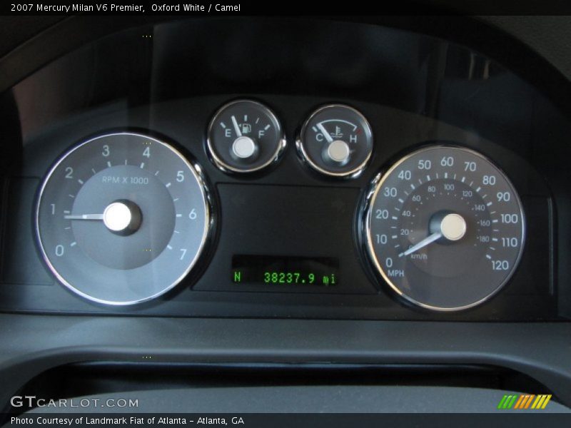 Oxford White / Camel 2007 Mercury Milan V6 Premier