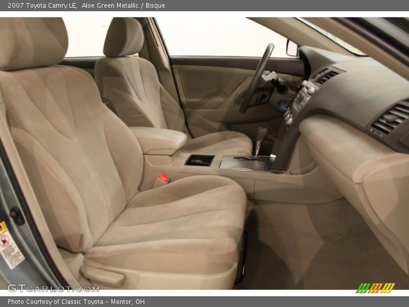 Aloe Green Metallic / Bisque 2007 Toyota Camry LE