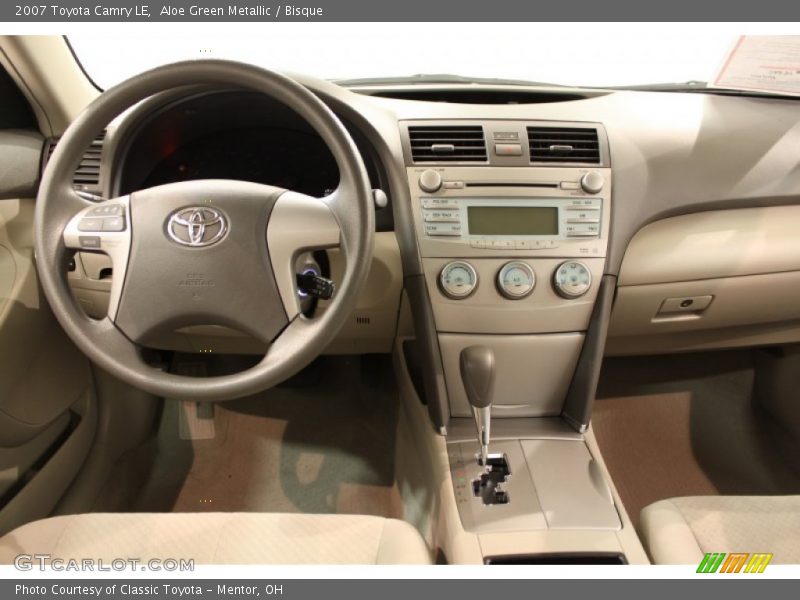 Aloe Green Metallic / Bisque 2007 Toyota Camry LE