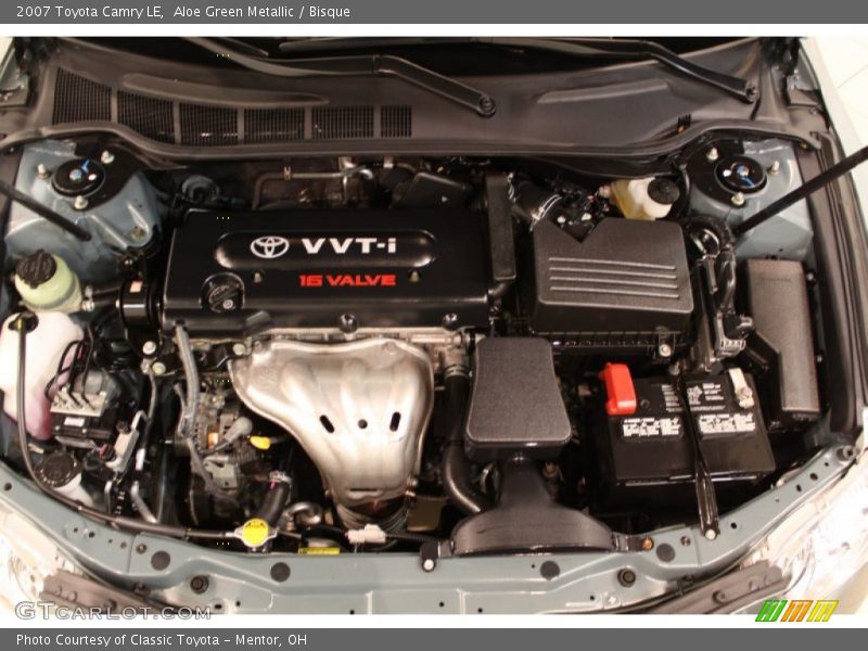 Aloe Green Metallic / Bisque 2007 Toyota Camry LE