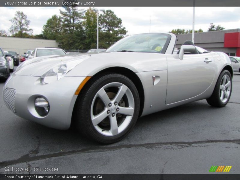 Cool Silver / Ebony 2007 Pontiac Solstice Roadster