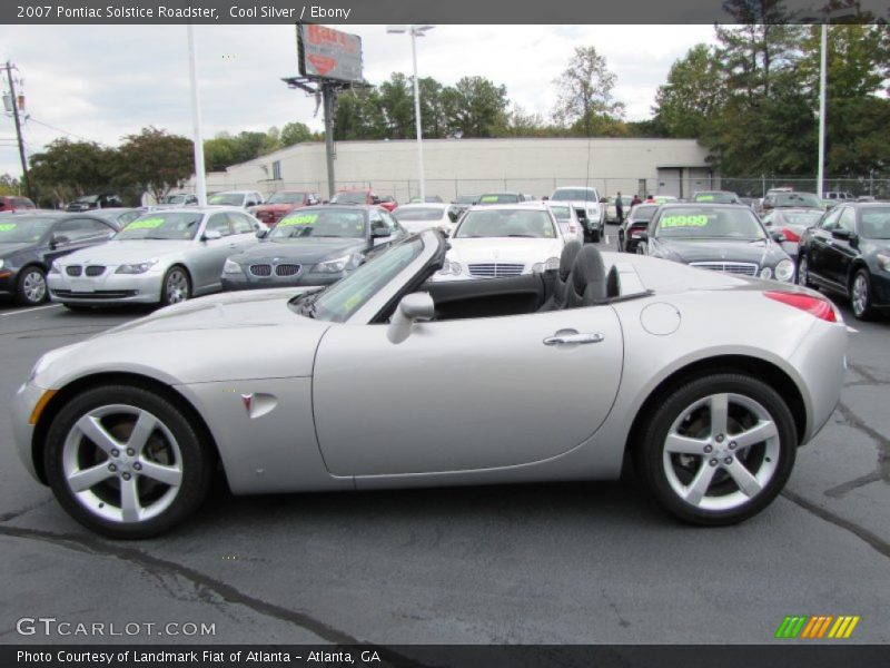 Cool Silver / Ebony 2007 Pontiac Solstice Roadster