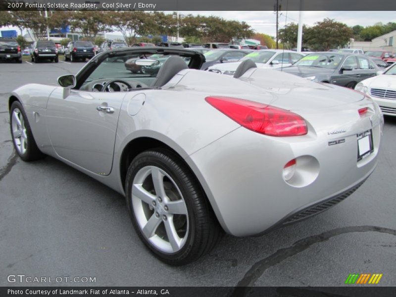 Cool Silver / Ebony 2007 Pontiac Solstice Roadster