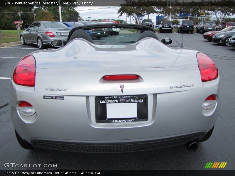 Cool Silver / Ebony 2007 Pontiac Solstice Roadster