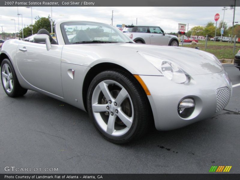 Cool Silver / Ebony 2007 Pontiac Solstice Roadster