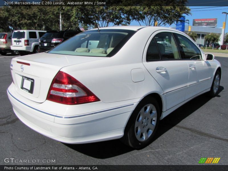 Alabaster White / Stone 2006 Mercedes-Benz C 280 Luxury