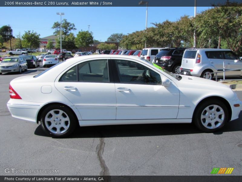 Alabaster White / Stone 2006 Mercedes-Benz C 280 Luxury