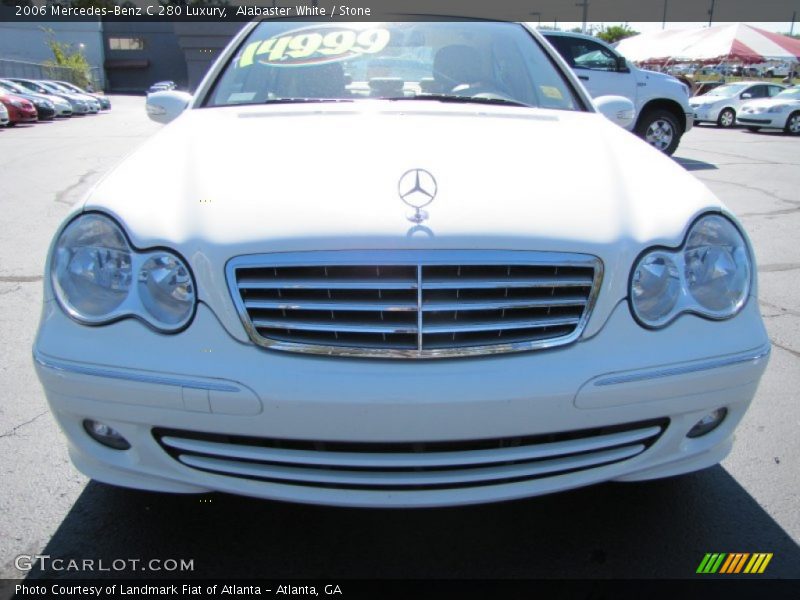 Alabaster White / Stone 2006 Mercedes-Benz C 280 Luxury