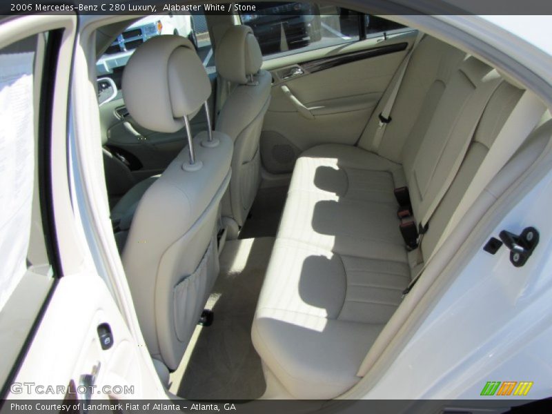 Alabaster White / Stone 2006 Mercedes-Benz C 280 Luxury