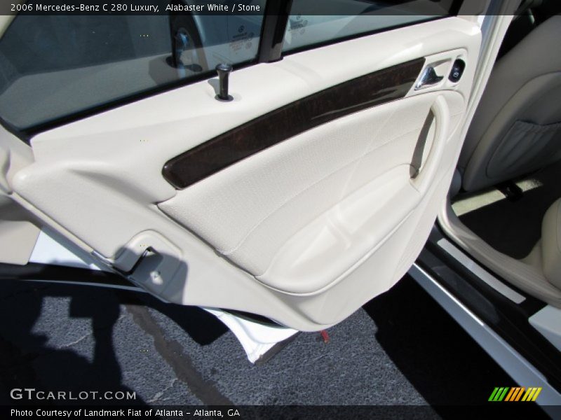 Alabaster White / Stone 2006 Mercedes-Benz C 280 Luxury