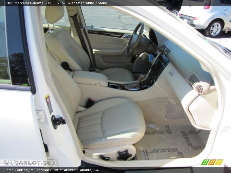 Alabaster White / Stone 2006 Mercedes-Benz C 280 Luxury