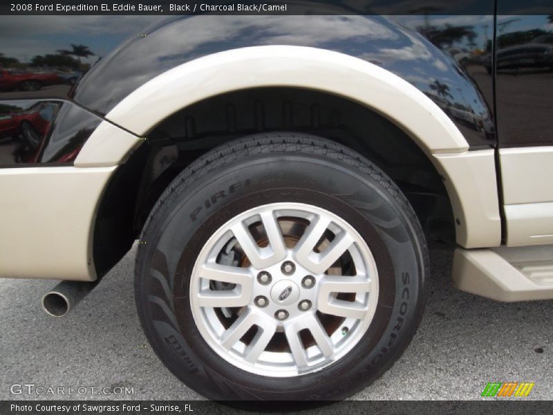 Black / Charcoal Black/Camel 2008 Ford Expedition EL Eddie Bauer