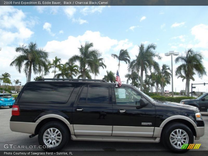 Black / Charcoal Black/Camel 2008 Ford Expedition EL Eddie Bauer