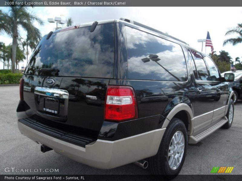 Black / Charcoal Black/Camel 2008 Ford Expedition EL Eddie Bauer