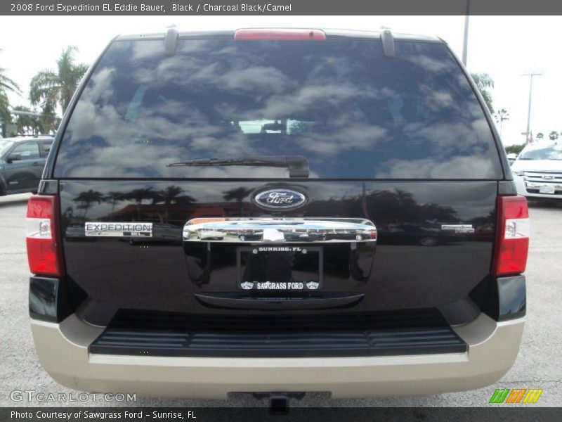 Black / Charcoal Black/Camel 2008 Ford Expedition EL Eddie Bauer