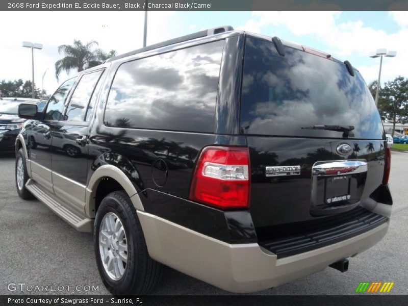 Black / Charcoal Black/Camel 2008 Ford Expedition EL Eddie Bauer