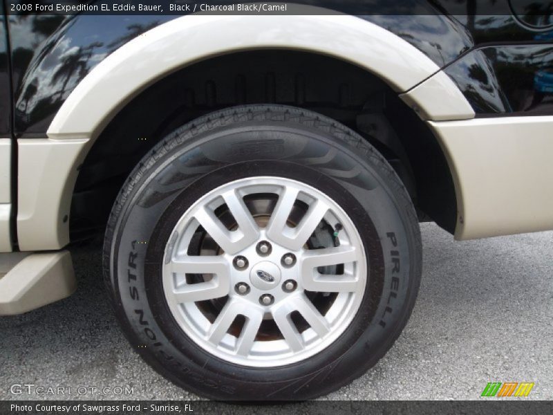 Black / Charcoal Black/Camel 2008 Ford Expedition EL Eddie Bauer