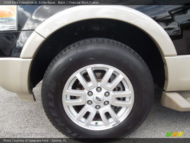 Black / Charcoal Black/Camel 2008 Ford Expedition EL Eddie Bauer