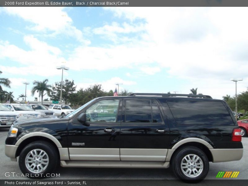 Black / Charcoal Black/Camel 2008 Ford Expedition EL Eddie Bauer