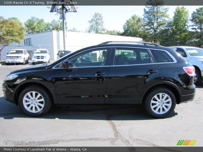 Brilliant Black / Black 2008 Mazda CX-9 Touring